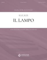 Il Lampo SSATB choral sheet music cover